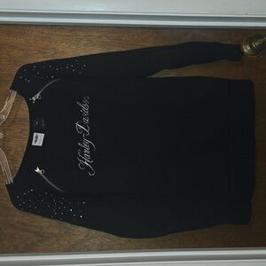 Black Sweater with Zipper Accents | Harley-Davidson